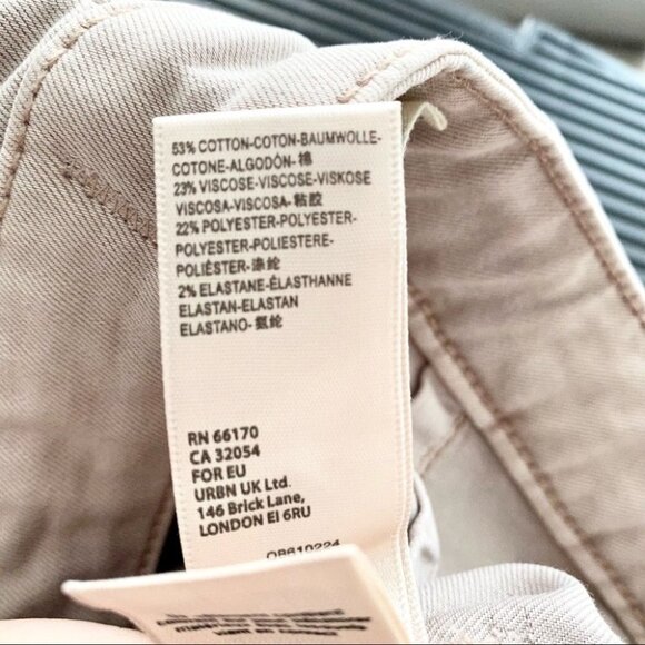 NWT Free People Just Float On Flare Jeans High Rise in Peach Neutral Tan 28 - Picture 12 of 16